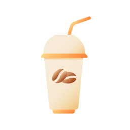 Iced coffee icon