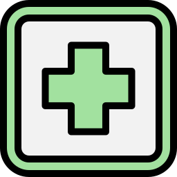 Medical sign icon