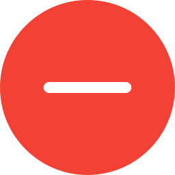 마이너스 버튼 icon