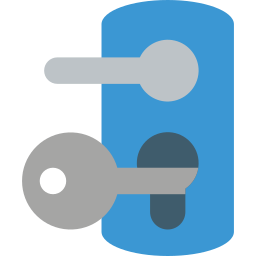 Door lock icon