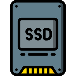 Solid state drive icon