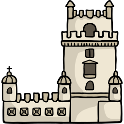 wieża belem ikona