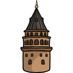 Галатская башня иконка