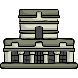 tempel van de fresco's icoon