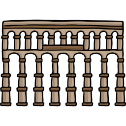 aquaduct van segovia icoon