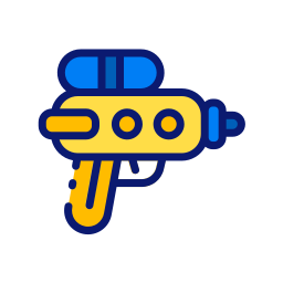 pistola de agua icono