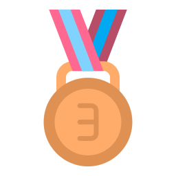 médaille de bronze Icône