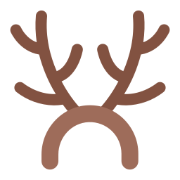 Reindeer antlers icon