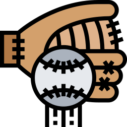 guante de béisbol icono