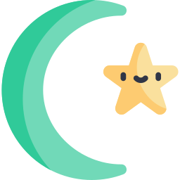 Crescent moon icon