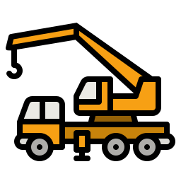 Crane truck icon