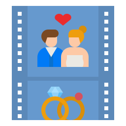 video de boda icono