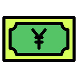 Japanese yen icon