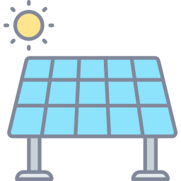 energía solar icono