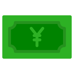 Japanese yen icon