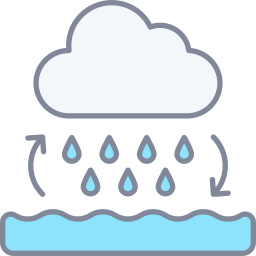 Water cycle icon