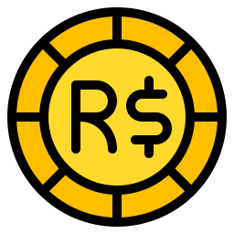 Brazilian real icon