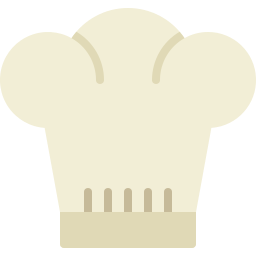 sombrero de cocinero icono