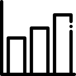 gráfico de barras Ícone