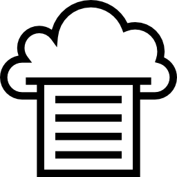 Cloud computing icon