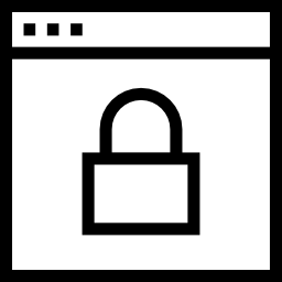 web lock Ícone