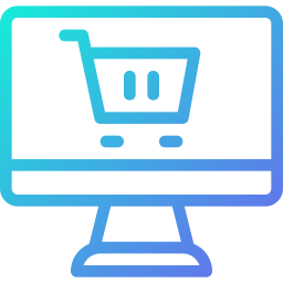 Покупки онлайн иконка