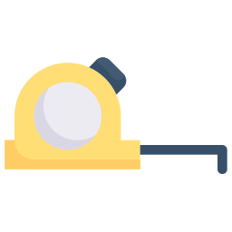 Measuring tape icon