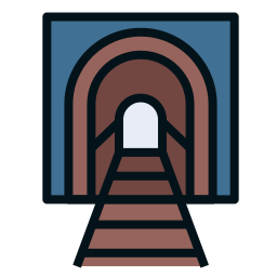 túnel icono