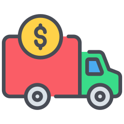 Bank truck icon