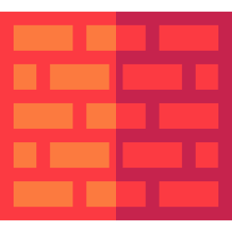 mur de briques Icône
