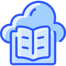 libreria digital icono