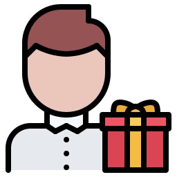 Gift box icon