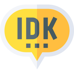 idk icon