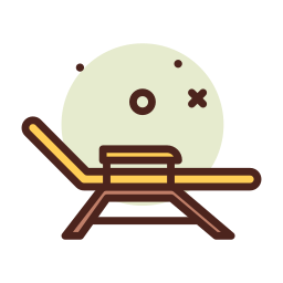 Lounge chair icon