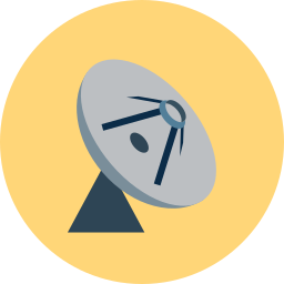 Satellite dish icon