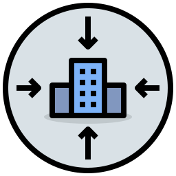 Downsizing icon