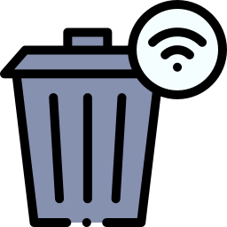 Smart trash icon