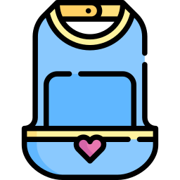 Baby bib icon