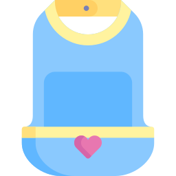 Baby bib icon