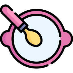 Baby plate icon