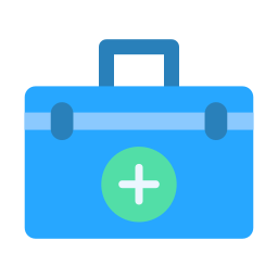 First aid kit icon