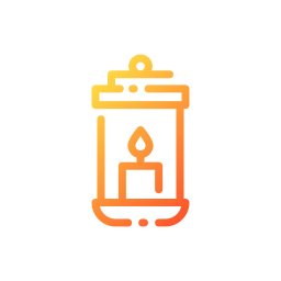 Oil lamp icon