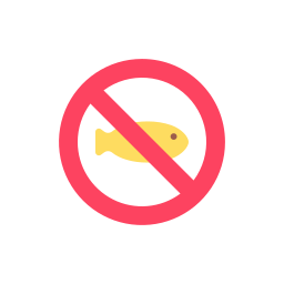 No seafood icon