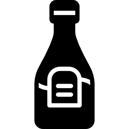 butelka z sosem ikona