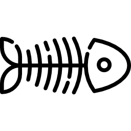 espinas de pescado icono