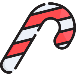 Candy cane icon