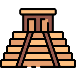 pirâmide de chichen itza Ícone