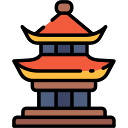 templo chinês Ícone