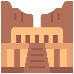 templo de hatshepsut Ícone