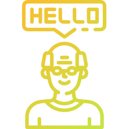 Hello icon